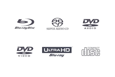 Compatible disc format logos