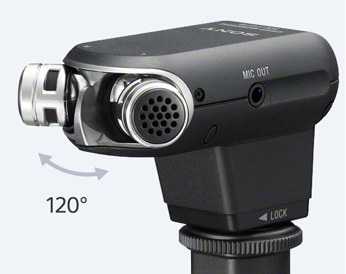 XYST1M Stereo Mic For Multi-Interface Shoe | ECM-XYST1M | Sony Estonia